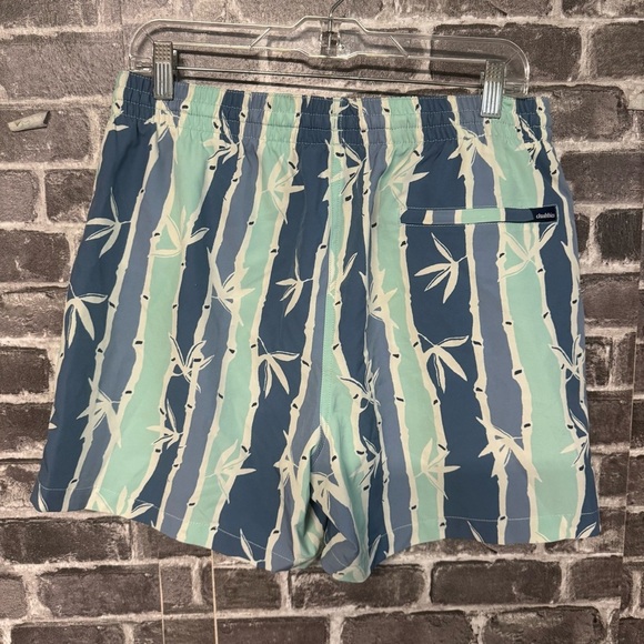 Chubbies Board Shorts 5.5'' Classic Swim Trunks Tropical Print blue green - Picture 7 of 9